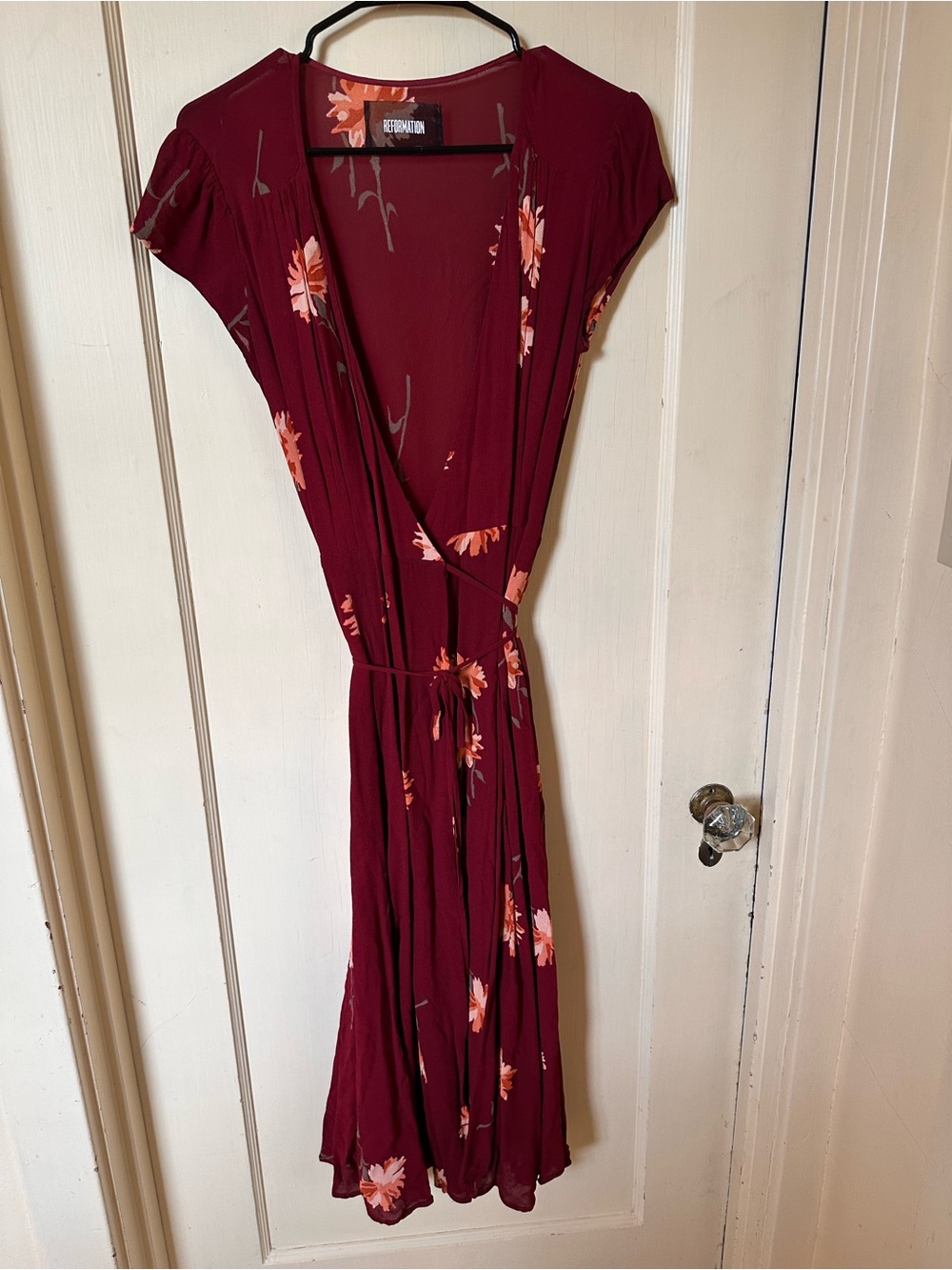 Reformation Carina Wrap Dress - Size M